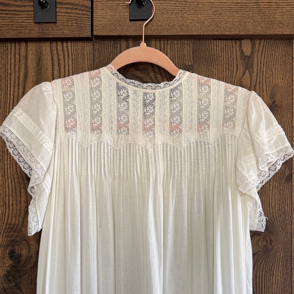 White Lace Heirloom Maxi Dress - Picture 7 of 11